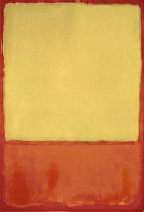 Mark Rothko The Ochre 1954